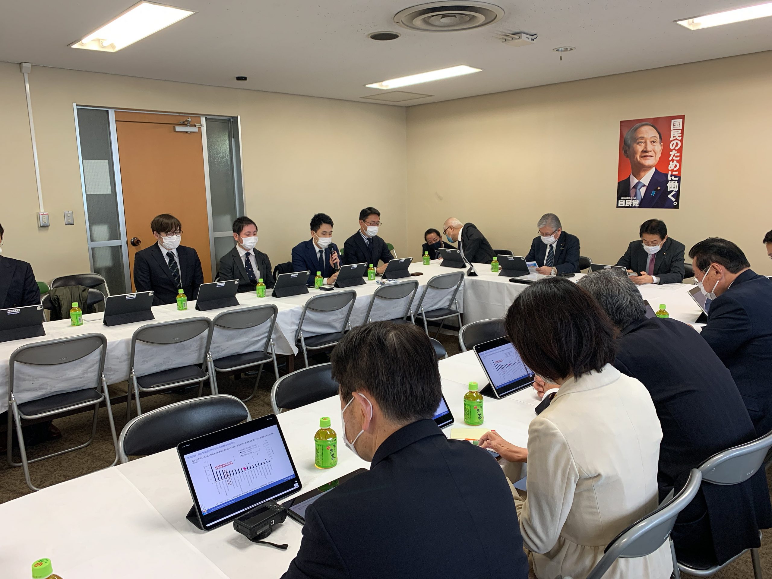 自民党政務調査会 データヘルス推進特命委員会 データに基づく科学的介護 栄養等ｗｇ の会合に登壇しました Intep